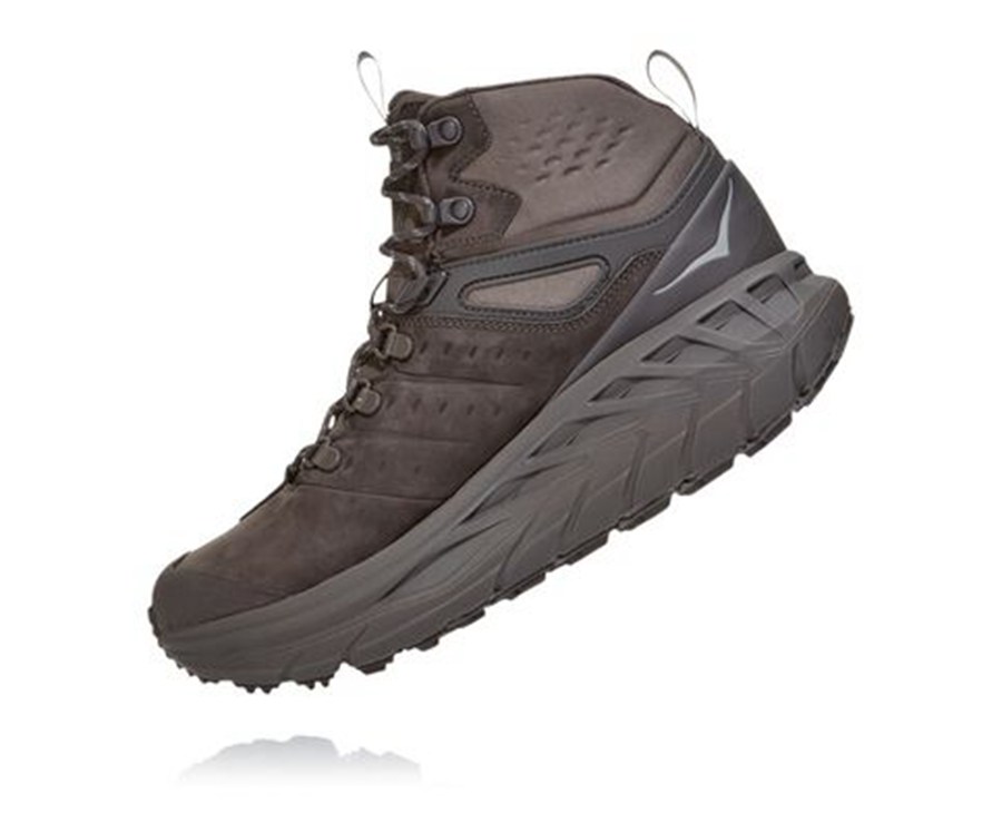 Hoka One One Turisticke Topanky Panske Hnede - Stinson Mid GORE-TEX - 43802-JRWE